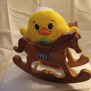 Hand Crafted and Signed Rocking Horse Napkin Holder